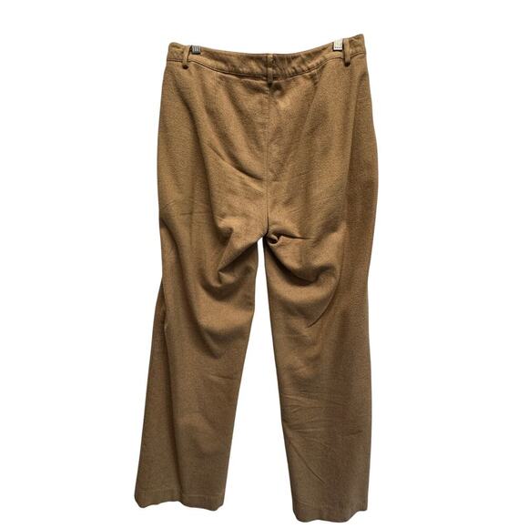 Vintage LL Bean Soft Flannel Women Trousers 6 Reg Lined Classic Fit Straight - Picture 8 of 12